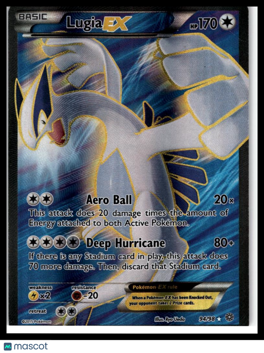 2015 Pokemon Lugia EX #94/98 FA