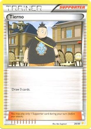 Tierno (20 - Pikachu Libre Deck) - XY Trainer Kit Pikachu Libre & Suicune - - - 020 - Common XY Trainer Kit: Pikachu Libre & Suicune