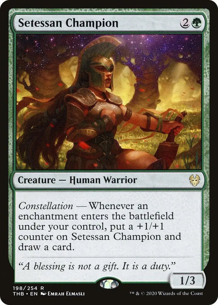 Setessan Champion (Theros Beyond Death) (198) Magic: The Gathering