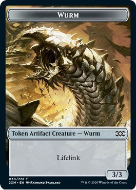 Wurm (030) Token (30) (2XM) Magic: The Gathering