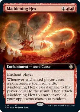 Maddening Hex (Extended Art) (Adventures in the Forgotten Realms) (301) Magic: The Gathering