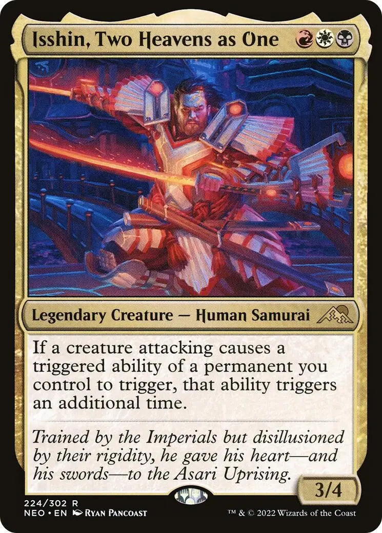 Isshin, Two Heavens as One (Kamigawa: Neon Dynasty) (224) Magic: The Gathering