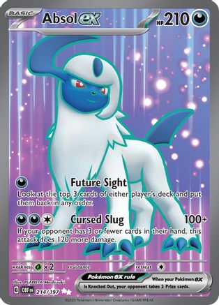 Absol ex (SV03: Obsidian Flames) (214/197) Pokemon