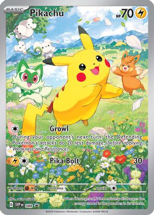 Pikachu - 088 - SV Scarlet & Violet Promo Cards - - Holofoil - - 088 - Promo SV: Scarlet & Violet Promo Cards