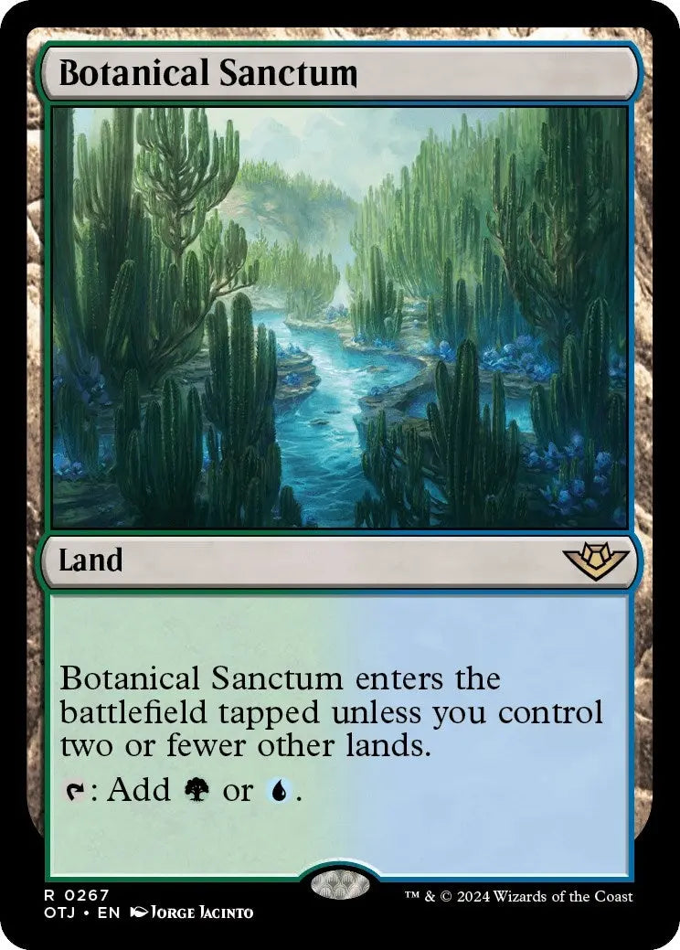 Botanical Sanctum (Outlaws of Thunder Junction) (267) Magic: The Gathering