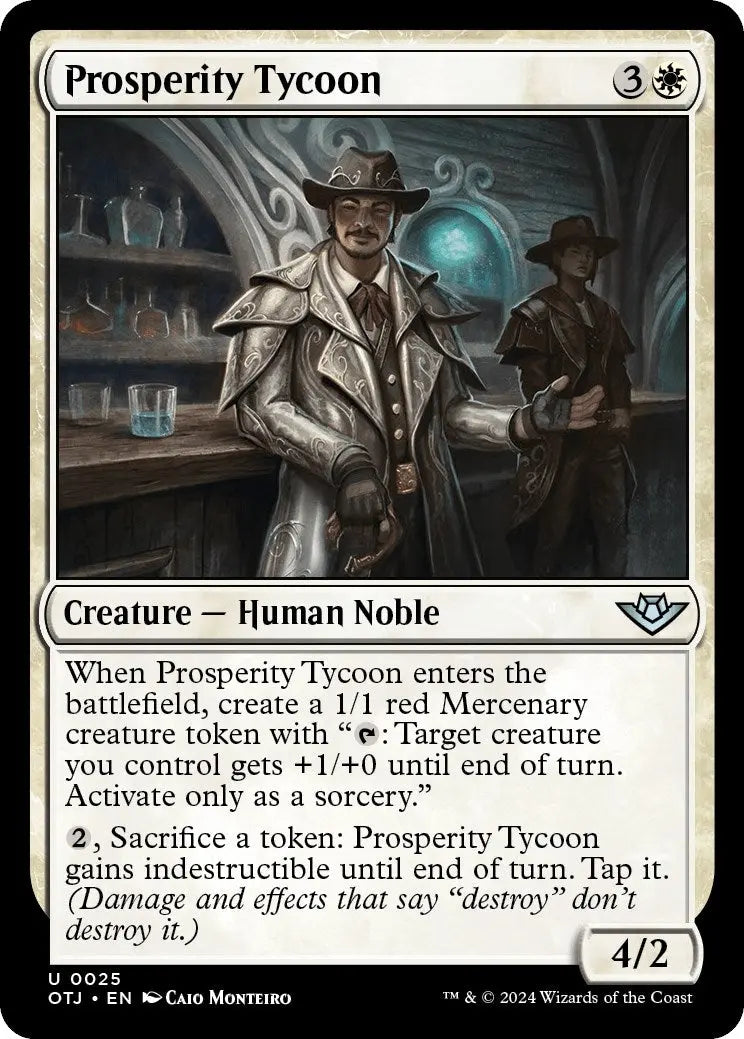 Prosperity Tycoon (Outlaws of Thunder Junction) (25) Magic: The Gathering