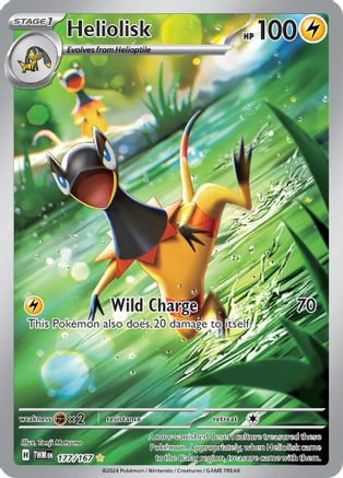 Heliolisk - 177/167 - SV06 Twilight Masquerade - - Holofoil - - 177/167 - Illustration Rare SV06: Twilight Masquerade