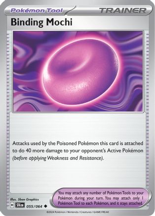 Binding Mochi - SV Shrouded Fable - - Reverse Holofoil - - 055/064 - Uncommon SV: Shrouded Fable