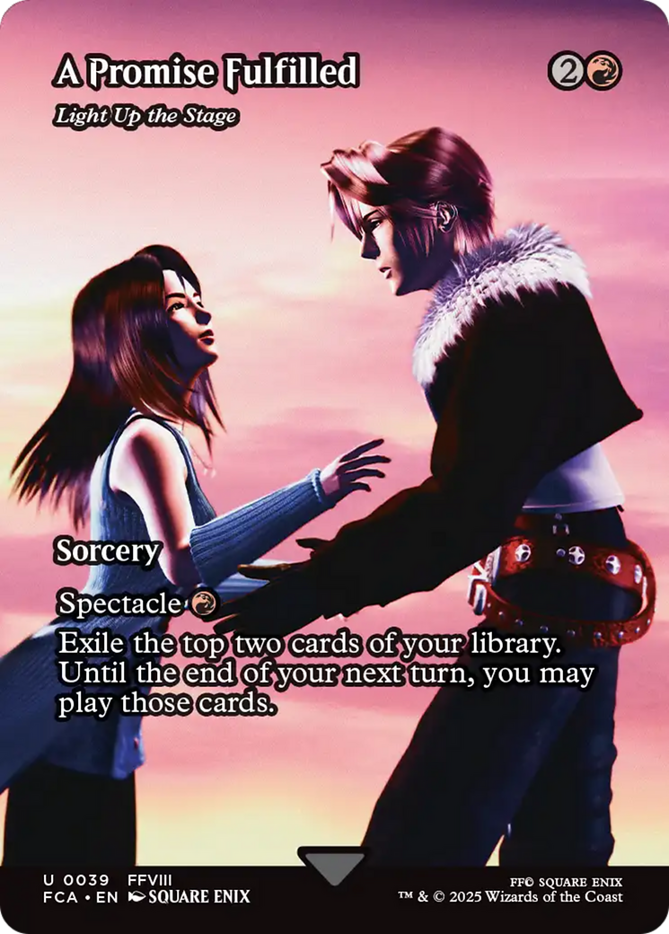 A Promise Fulfilled - Light Up the Stage (Showcase)-FINAL FANTASY: Through the Ages-(FCA-039) - FINAL FANTASY: Through the Ages