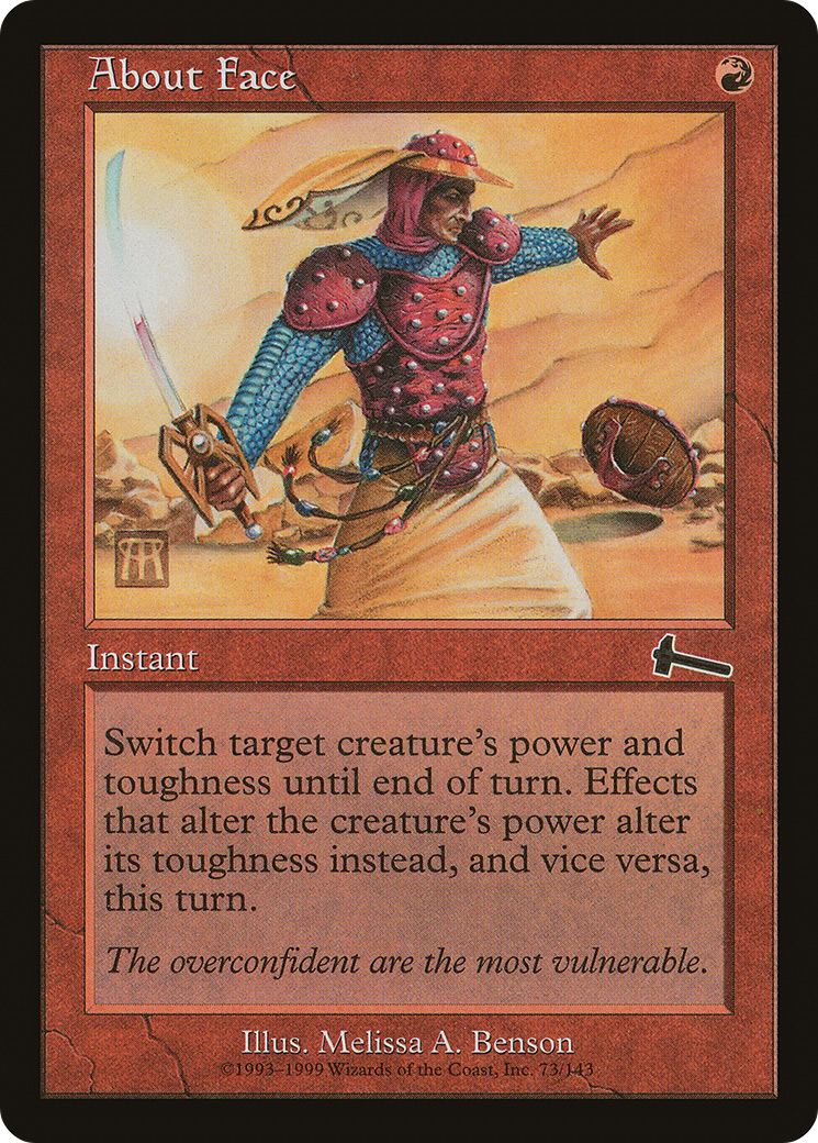 About Face (Urza's Legacy) (73) Magic: The Gathering