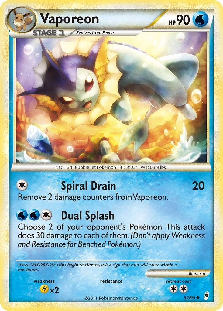 Vaporeon (Call of Legends) (52/95)