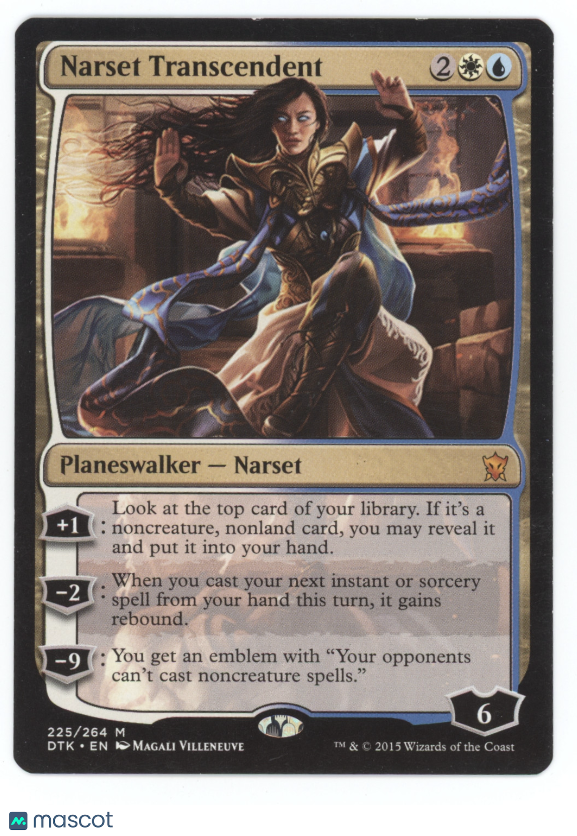 Dragons of Tarkir Narset Planeswalker Mythic Rare