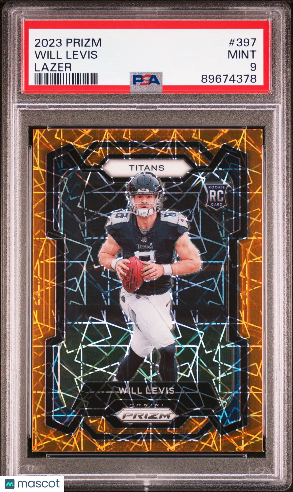 Will Levis 2023 Panini Prizm Lazer Prizm #397 - PSA 9 Panini
