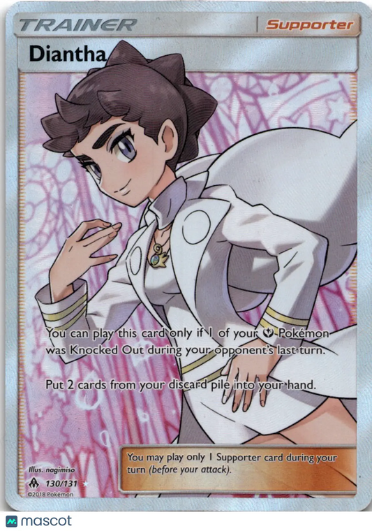 2018 Forbidden Light Diantha Holo Rare SR FA #130/131 Long Street Comics