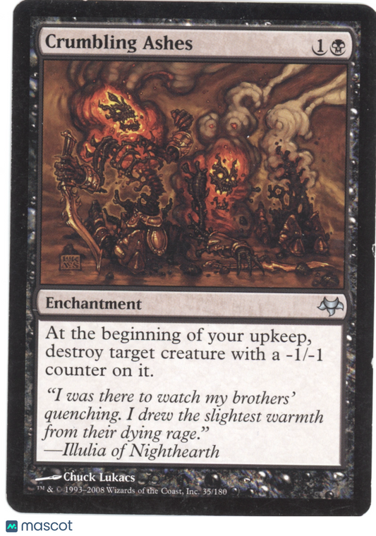 Eventide Crumbling Ashes Enchantment #35/180
