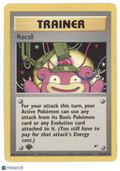 2000 Gym Challenge Recall Uncommon 1st Edition #116/132