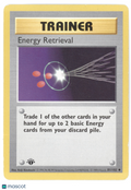 1999 Base Set Energy Retrieval Uncommon Shadowless 1st Edition #81/102