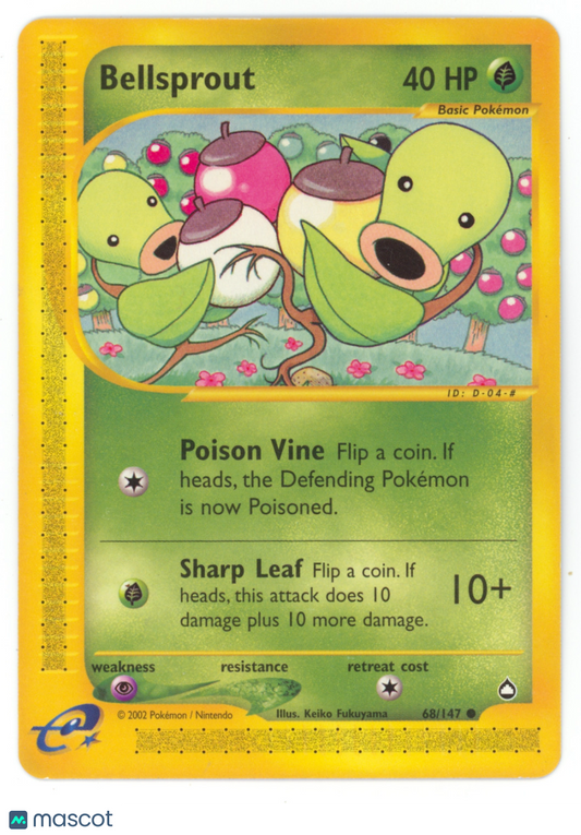 2002 Aquapolis Bellsprout #68/147