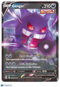 2021 Fusion Strike Gengar V Holo Rare #156/264