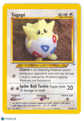 2000 Neo Genesis Togepi Uncommon #56/105