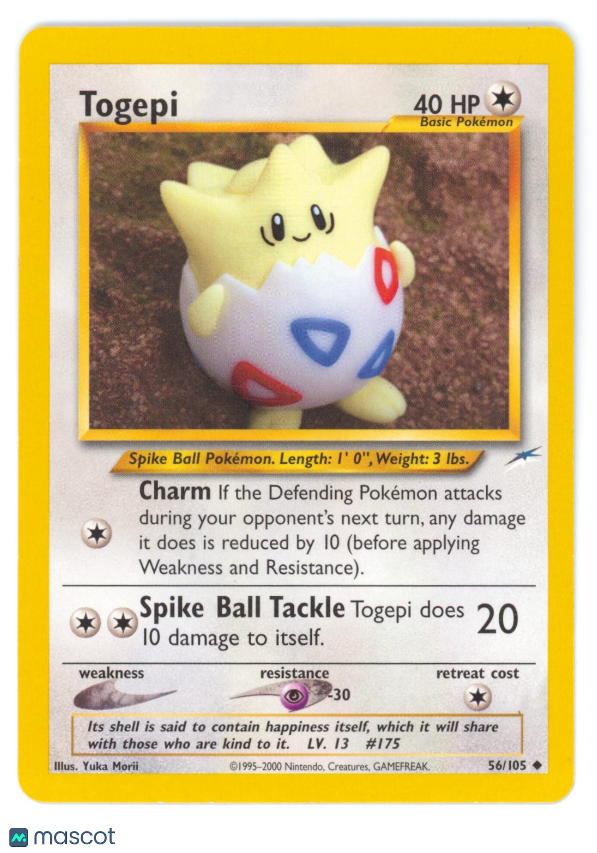 2000 Neo Genesis Togepi Uncommon #56/105