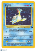 Fossil Lapras Holo Rare Holo #10/62