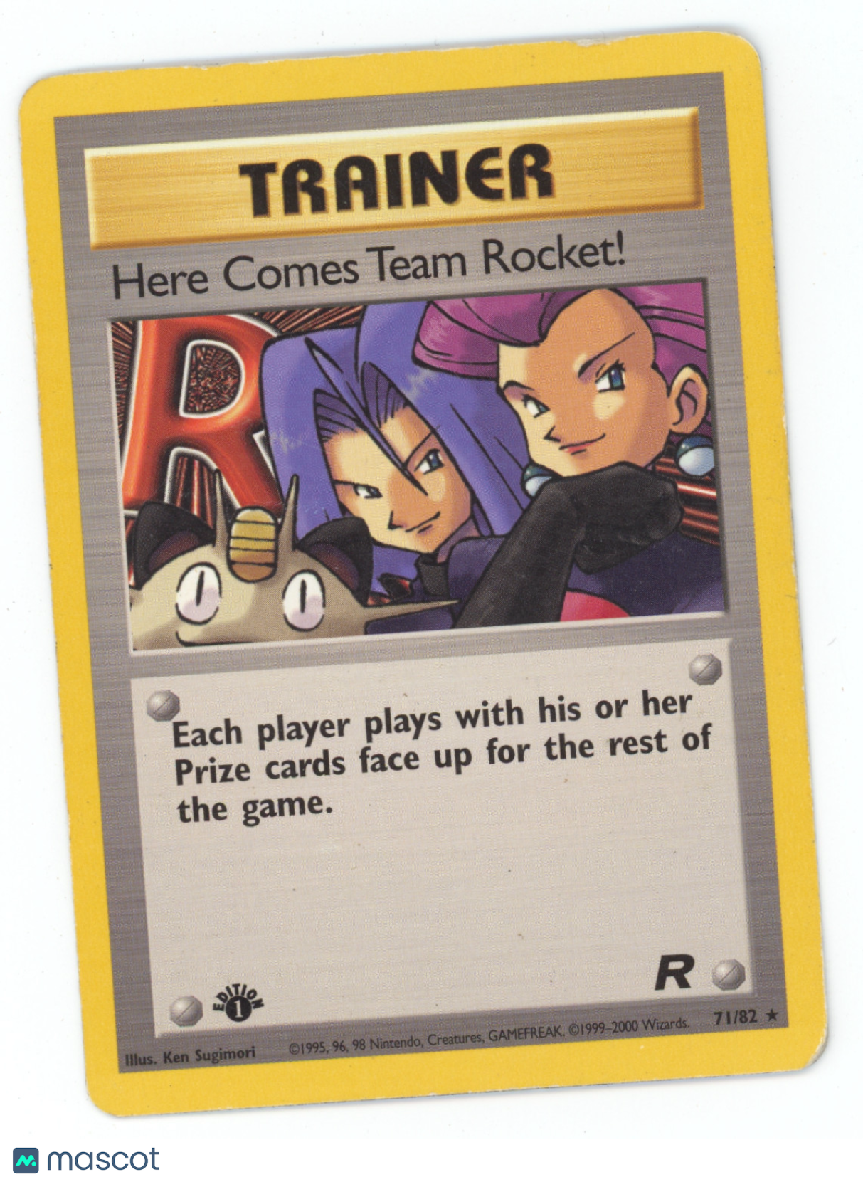 Team Rocket Here Comes Team Rocket! Rare 1st Edition #71/82