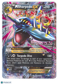 promo M Sharpedo EX Holo Black Star Promo FA #XY200