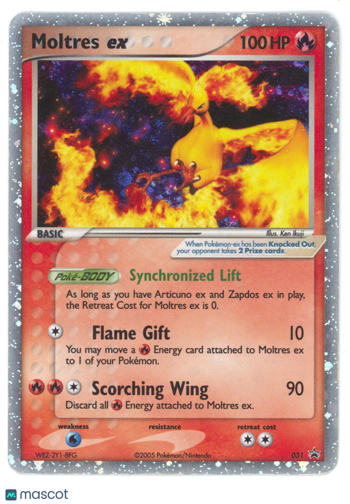 Moltres EX Holo Nintendo #031