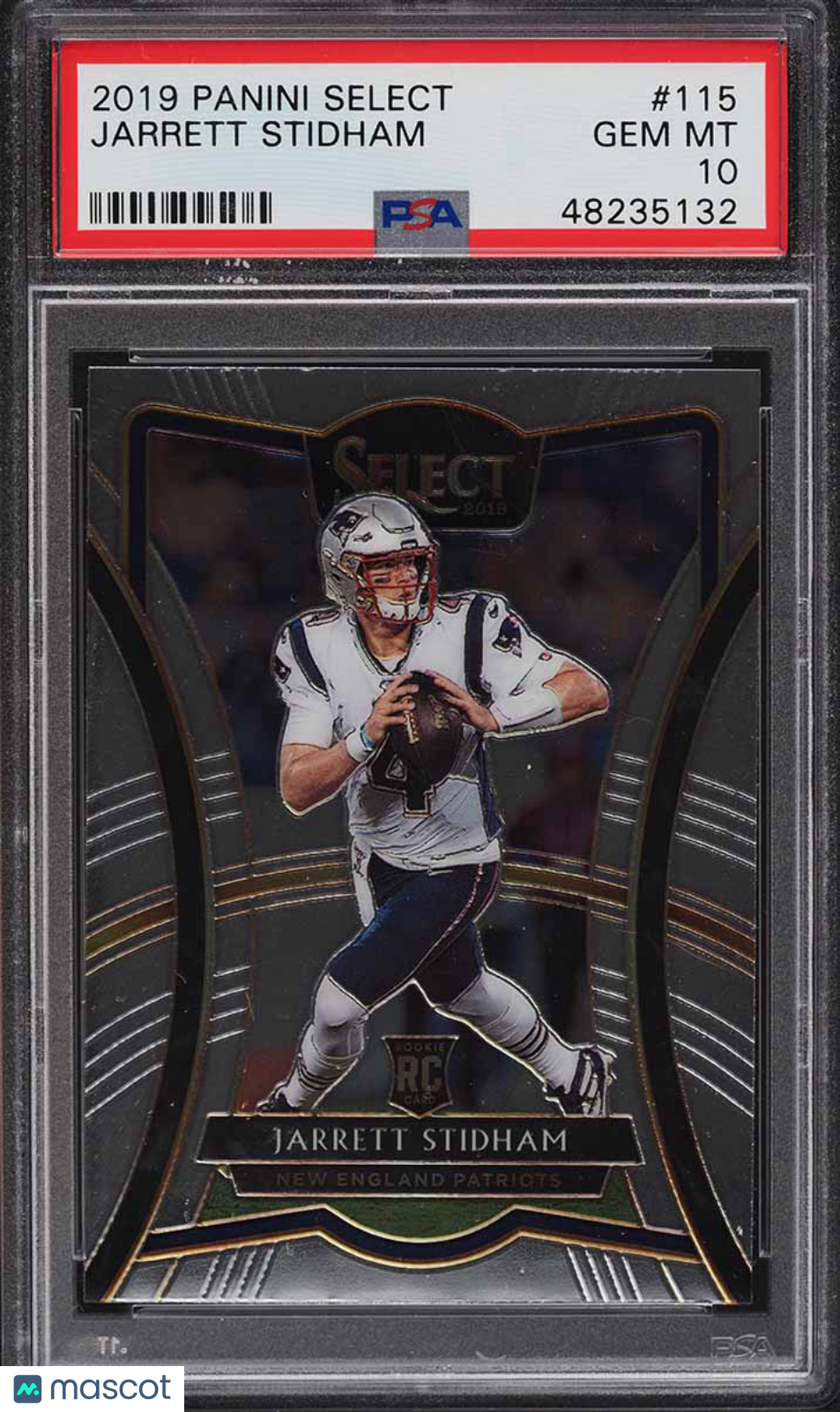 2019 Panini Select Jarrett Stidham #115 PSA 10