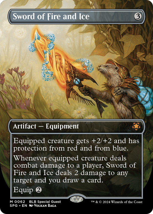 Sword of Fire and Ice (Borderless) (62) (SPG) Magic: The Gathering