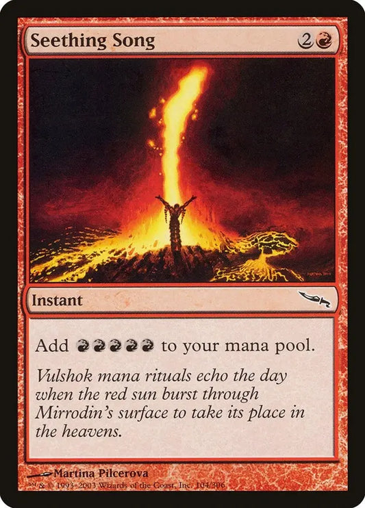 Seething Song (Mirrodin) (104) Magic: The Gathering
