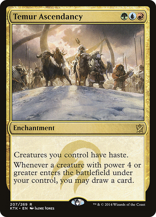 Temur Ascendancy (207) (KTK) Magic: The Gathering