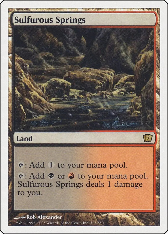 Sulfurous Springs (9th Edition) (325) Magic: The Gathering