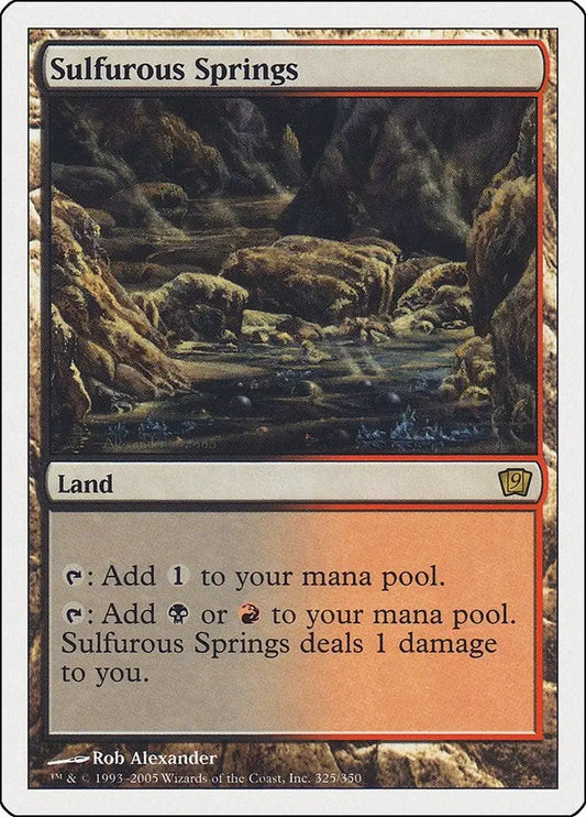 Sulfurous Springs (9th Edition) (325) Magic: The Gathering