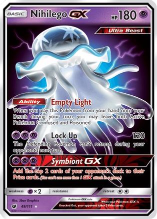 Nihilego GX (SM - Crimson Invasion) (49/111) Pokemon