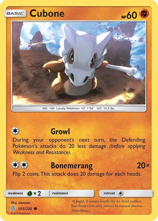 Cubone (SM - Unified Minds) (105/236)