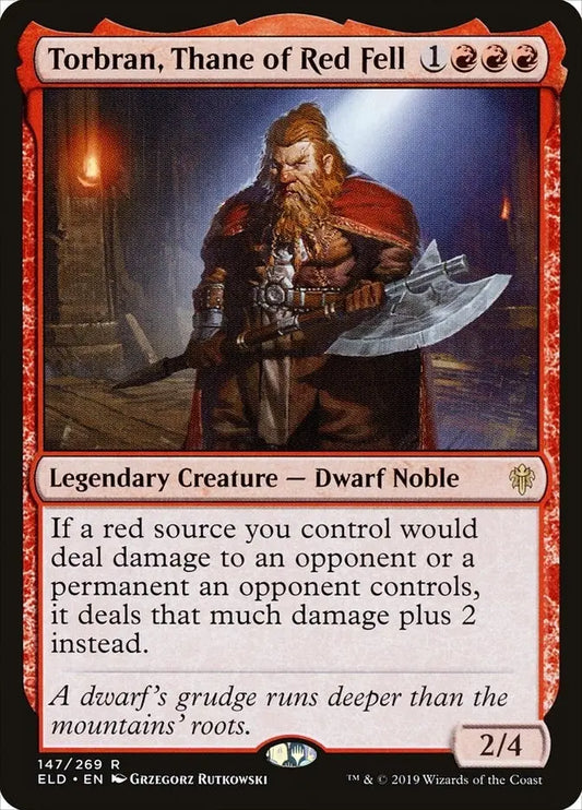 Torbran, Thane of Red Fell (Throne of Eldraine) (147) Magic: The Gathering