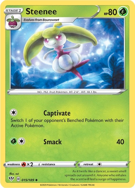 Steenee (SWSH03: Darkness Ablaze) (015/189)