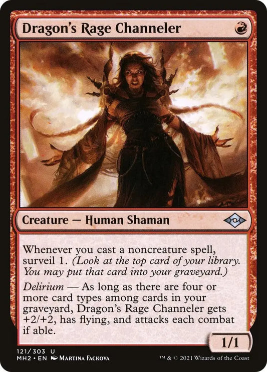 Dragon's Rage Channeler (Modern Horizons 2) (121) Magic: The Gathering