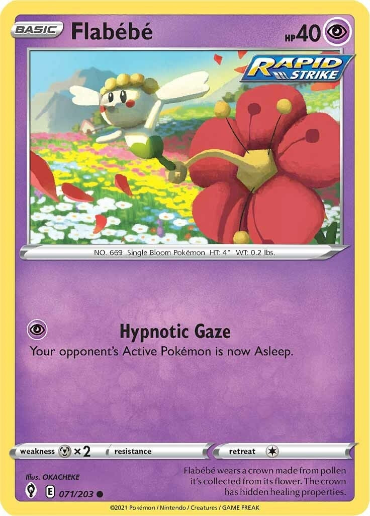 Flabebe (SWSH07: Evolving Skies) (071/203)