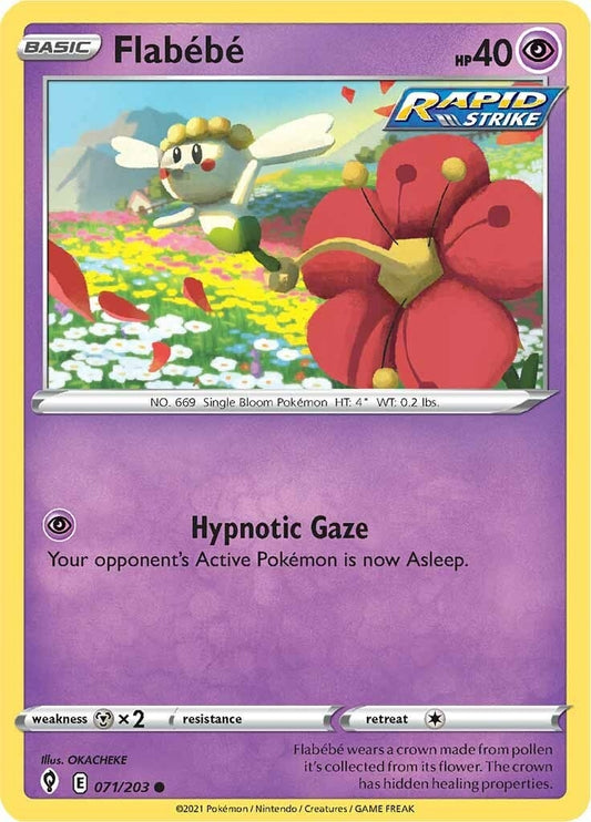 Flabebe (SWSH07: Evolving Skies) (071/203)