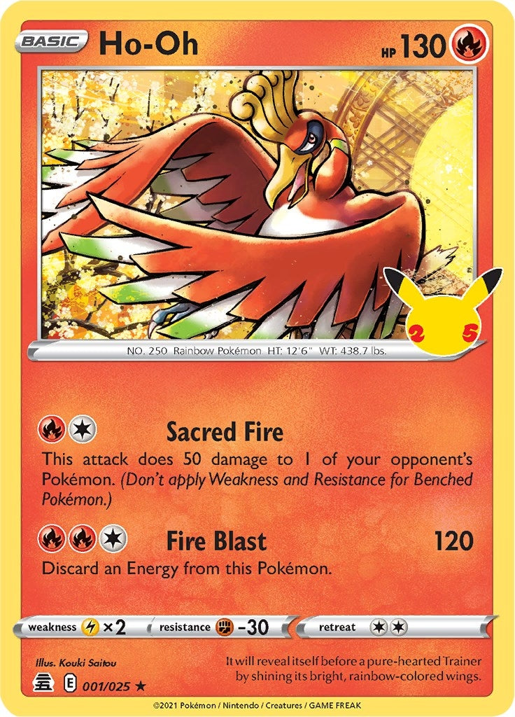 Ho-Oh (Celebrations) (001/025)