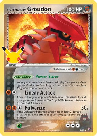 Team Magma's Groudon (Celebrations: Classic Collection) (9/95) Pokemon