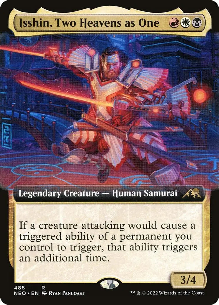 Isshin, Two Heavens as One (Extended Art) (Kamigawa: Neon Dynasty) (488) Magic: The Gathering