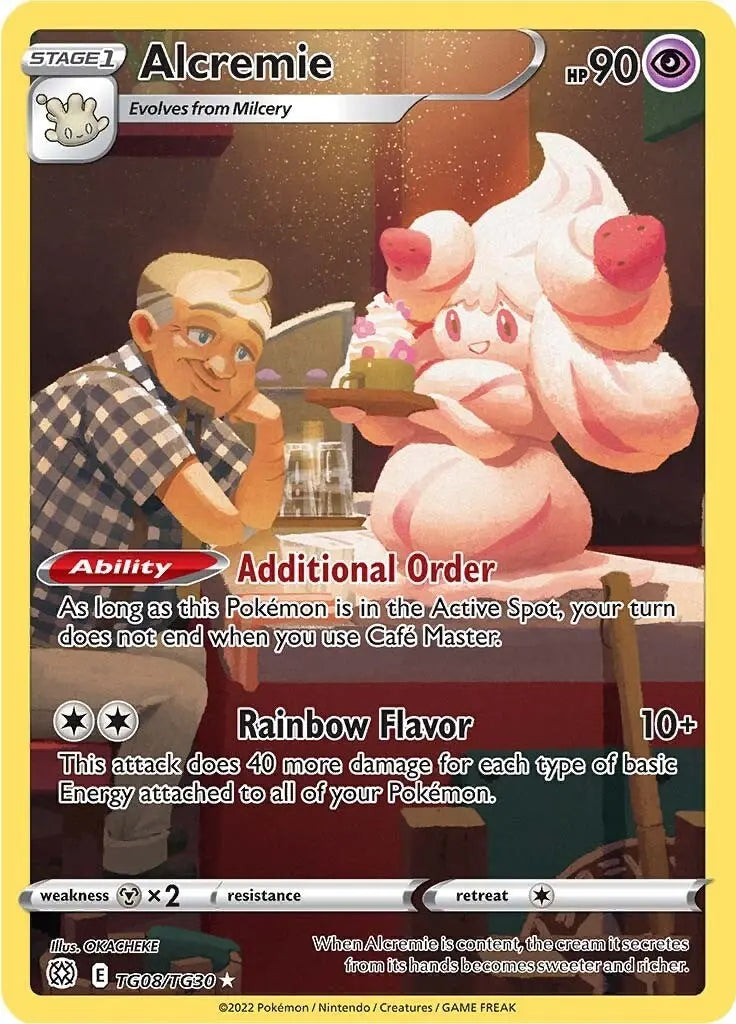 Alcremie (SWSH09: Brilliant Stars Trainer Gallery) (TG08/TG30) Pokemon