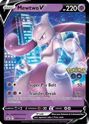 Mewtwo V - SWSH223 (SWSH: Sword & Shield Promo Cards) (SWSH223) Pokemon