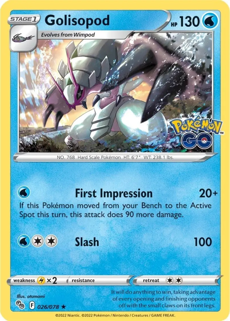 Golisopod (Pokemon GO) (026/078) Pokemon