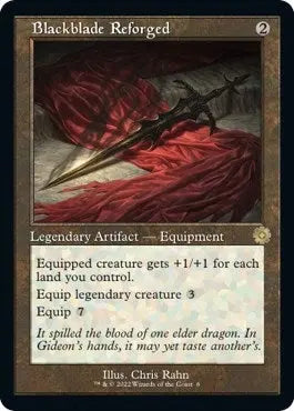 Blackblade Reforged (The Brothers' War: Retro Frame Artifacts) (6) Magic: The Gathering