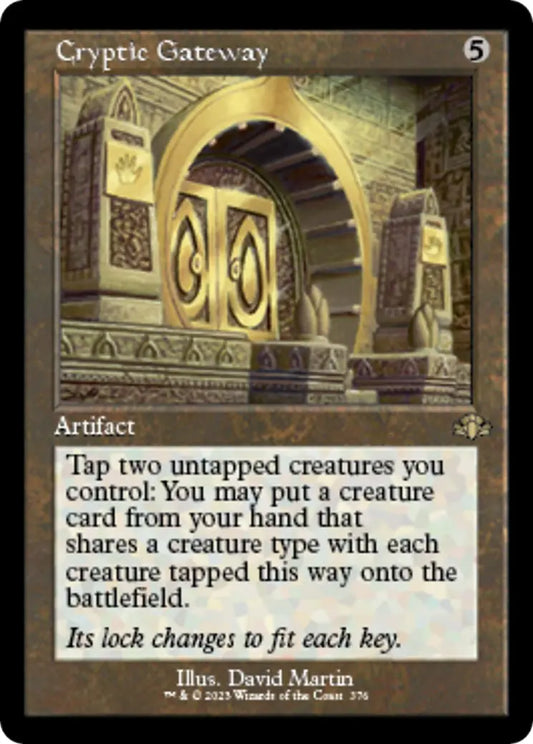 Cryptic Gateway (Retro Frame) [DMR - 376] Dominaria Remastered